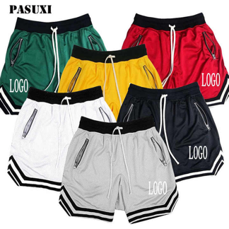 PASUXI Wholesale Men's Sports Cotton Casual Short Drawstring Pants Plus Size Gym Wear Short Summer Shorts Men