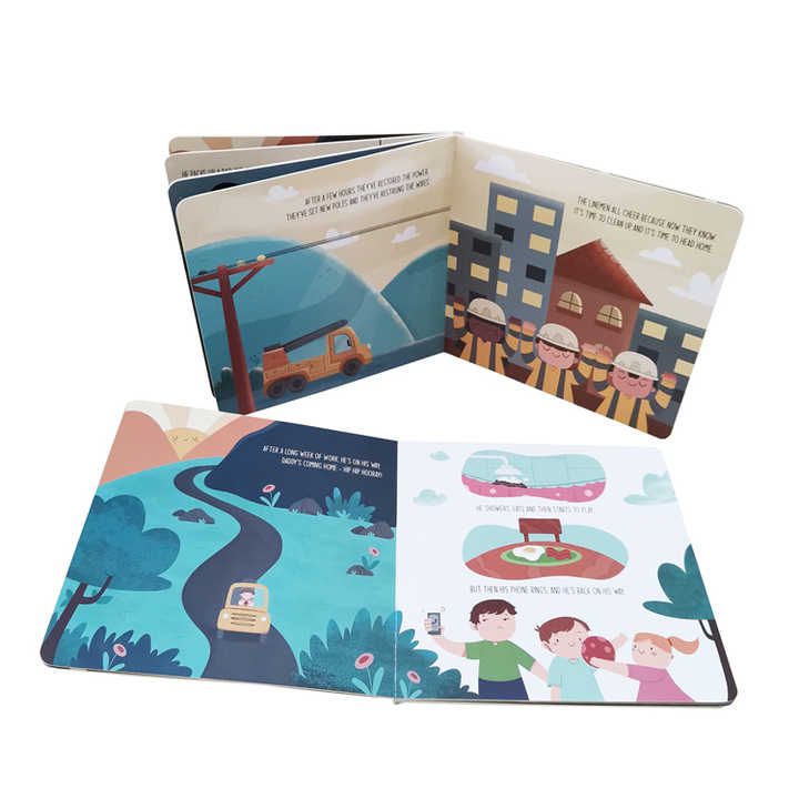 Children's Education Story Books Corner Matte Laminated Board Film Lamination Surface Finish