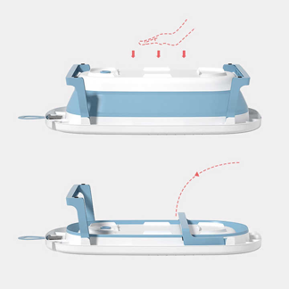 New born products foldable spa bathtub baby bath tub set with temperature