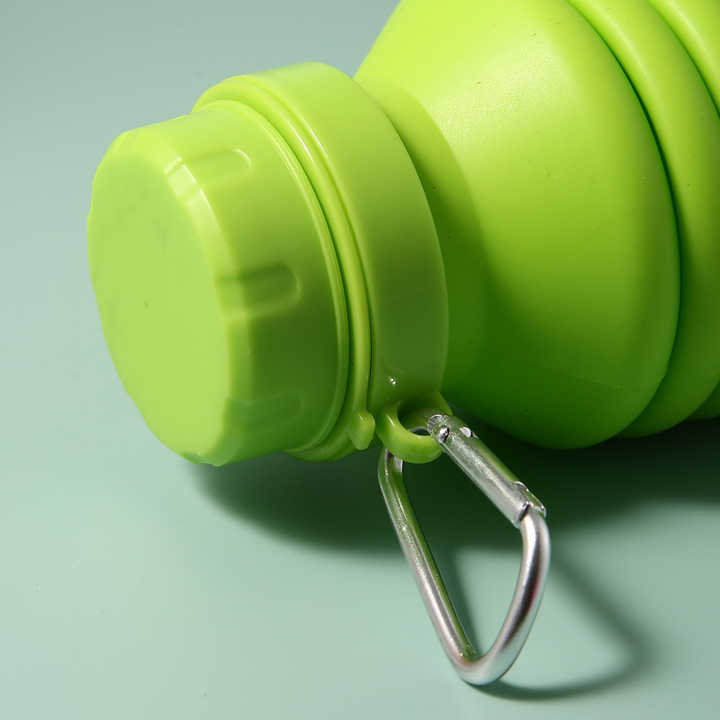 SPECIAL MADE Collapsible Water Bottles Cups Leakproof Valve Reusable BPA Free Silicone Foldable Travel Water Bottle Cup for Gym