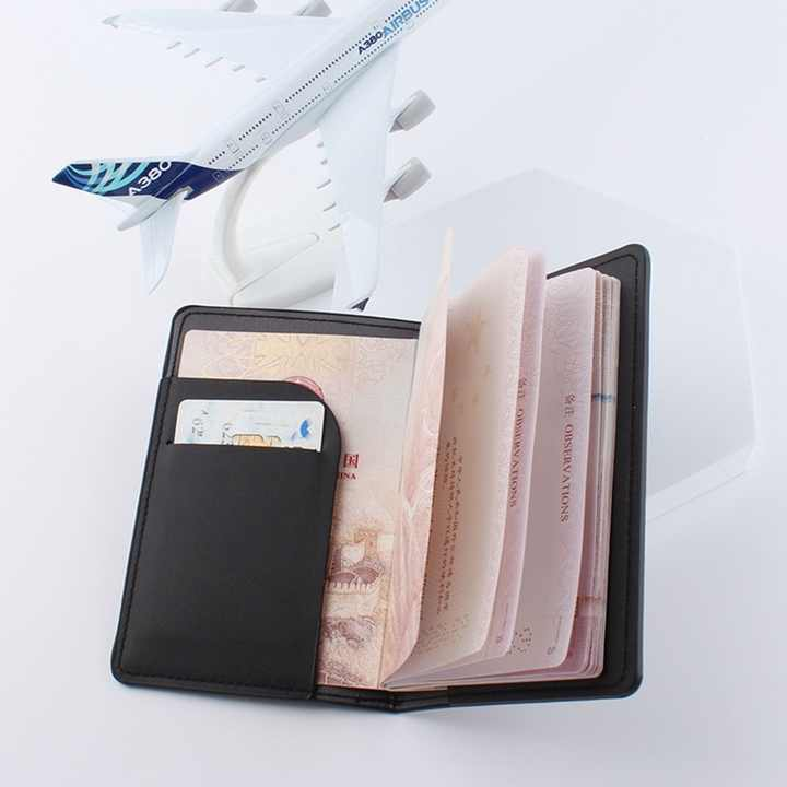 Leather Travel Passport Holder and Vaccine Card Holder for Women/Men