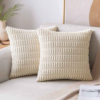 Striped Pillow Covers Corduroy Throw Pillow Covers Pillow Case Cushion Cover