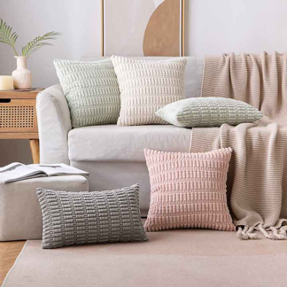 Striped Pillow Covers Corduroy Throw Pillow Covers Pillow Case Cushion Cover