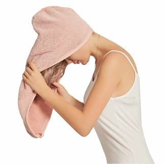 Women's Super Absorbent Quick Dry Soft Magic Turban Towel Twist Wrap Hair Towel