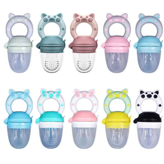 Baby Fresh Food Feeder Pacifier Feeder Pacifier Infant Fruit Teething Toy Silicone Pouches For Toddlers Kids