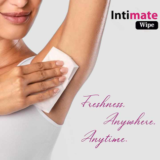 Safe and Gentle Skin Friendly Intimate Wipe 100% Clean PH Balanced Feminine Wipes For Daily Hygiene