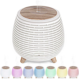 Hollow-Carved USB Ultrasonic Cool Mist Humidifier Portable 7 Color LED lights Aromatherapy Essential Oil Diffuser