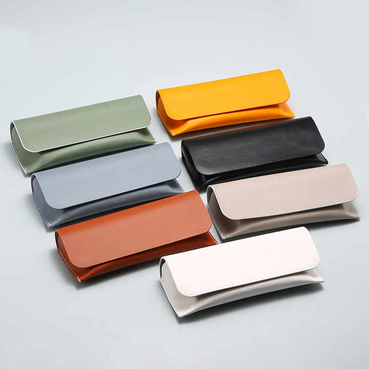 Fashionable Portable PU Leather Sunglass Eyeglass Case