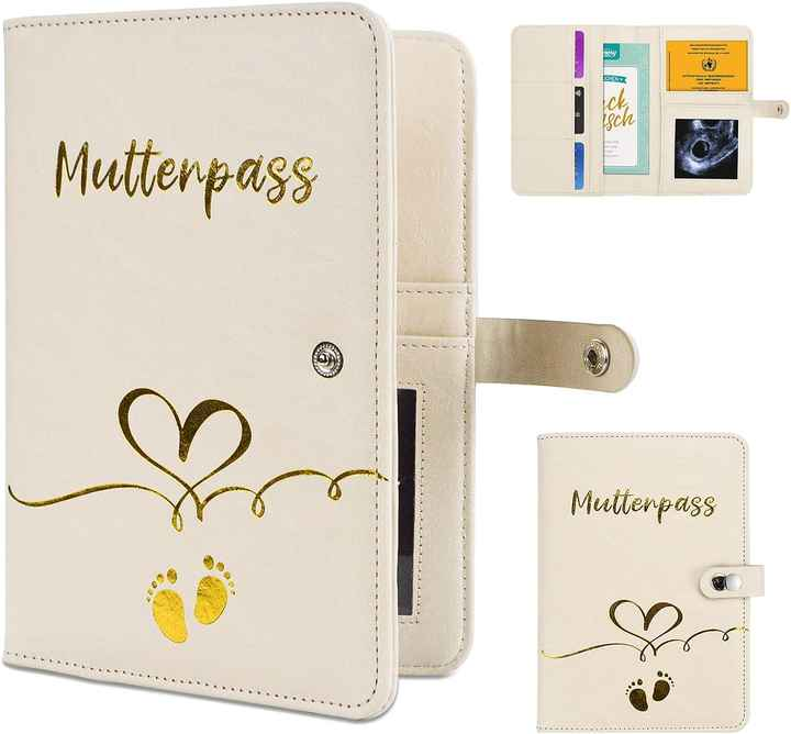 bulk designer stylish ladies blank custom logo pu leather mother maternity cover and mutterpass passport holder