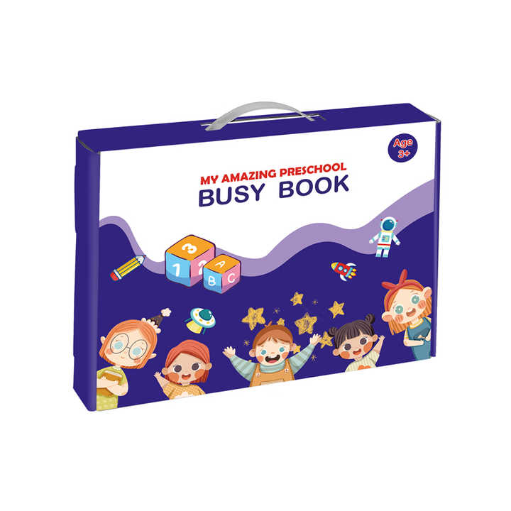 Educational Toy Cartoon Montessori Busy book For Kids