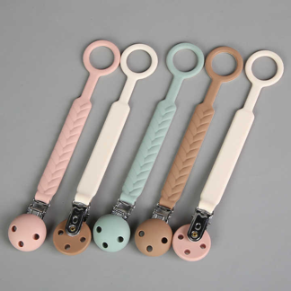 Personalized Teething Bpa Free Dummy Pacifier Soother Holder Chain Silicone Baby Pacifier Clip