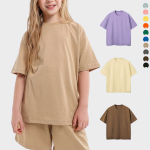 100%cotton Heavyweight kids oversized t-shirts soft children’s clothing tshirt