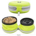 Training Food Feeder With Zipper Outdoor Travel Pet Accessories Dog Feeding Bowl Convenient Bowl