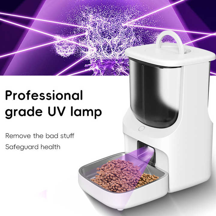 Dog Pet Feeder Automatic UV Sterilization Safety for Pet Smart Pet Feeder