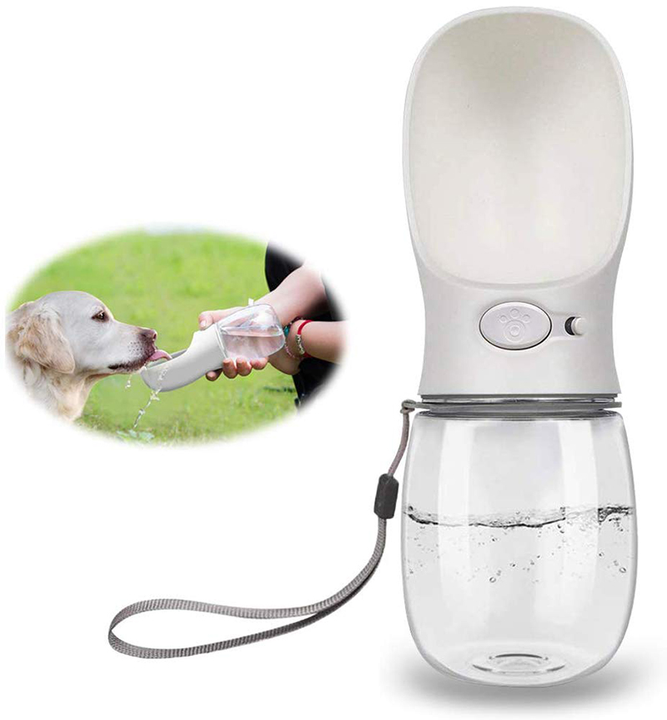 Plastic travel recycling dispense 350ml 550ml Pet dog water bottle