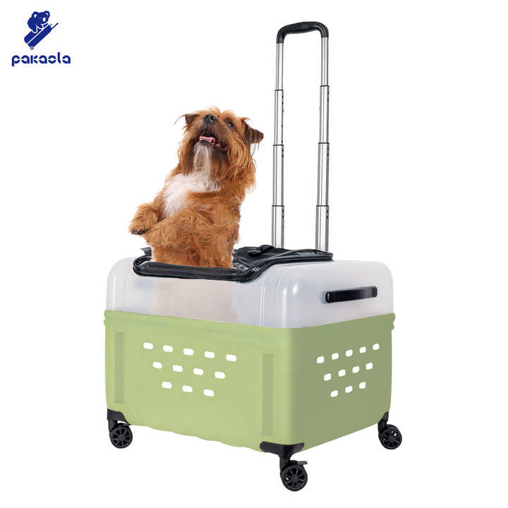 Pet Carrier Bag travel on wheels Dog Trolley Pet Travel case Pet