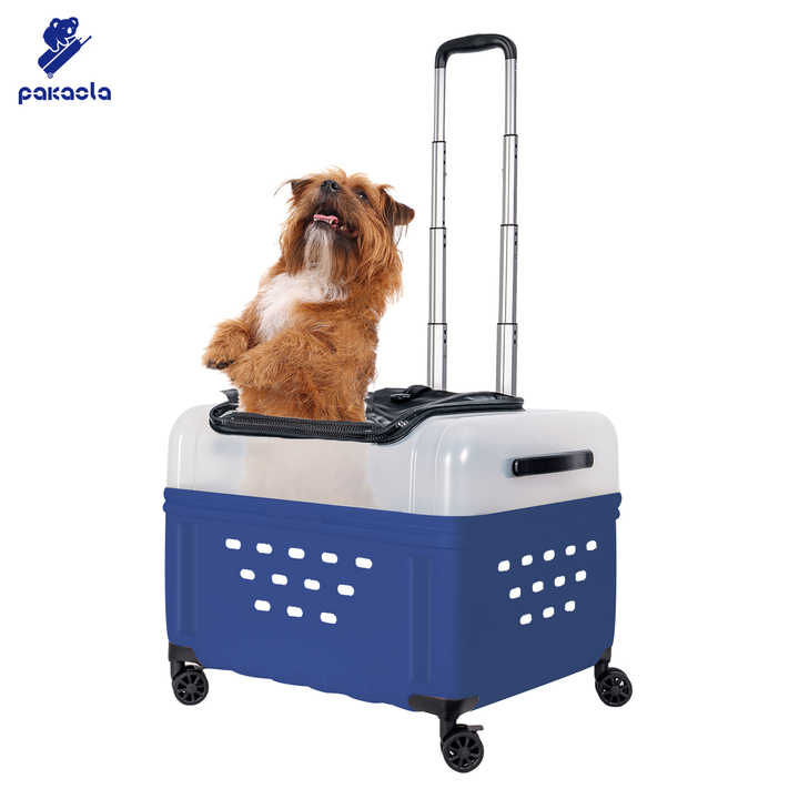 Pet Carrier Bag travel on wheels Dog Trolley Pet Travel case Pet