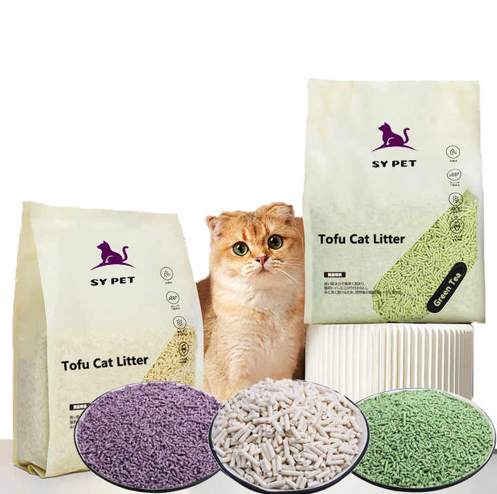 Clumping Premium Cat Litter Tofu Cat Litter Dust Free Melt Water 6L Customization