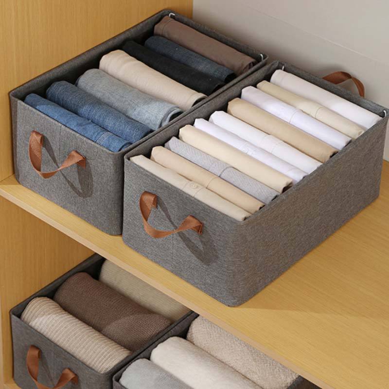 High Quality 26l Large High-Grade Cation Storage Box Collapsable Storage Box Folding Book Storage Box