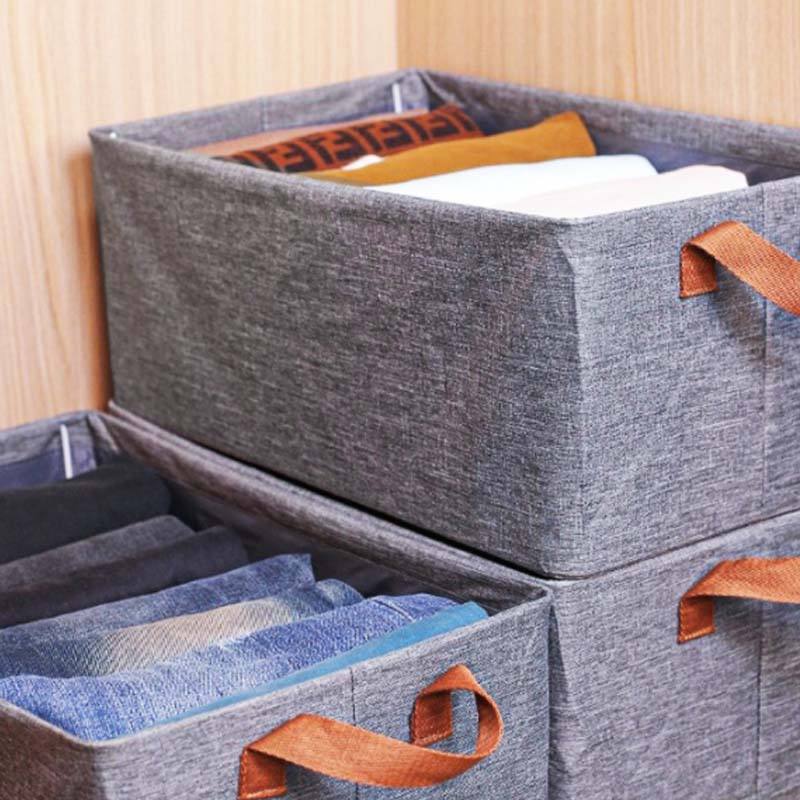 High Quality 26l Large High-Grade Cation Storage Box Collapsable Storage Box Folding Book Storage Box