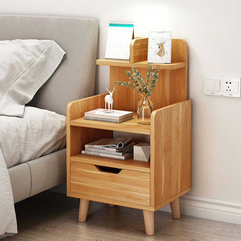 simple and economical storage cabinet bedside mini cabinet light luxury creative nightstand