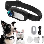 Pet Camera with APP Wireless Outdoor Dog Collar Camera for Video Records with Back Clip