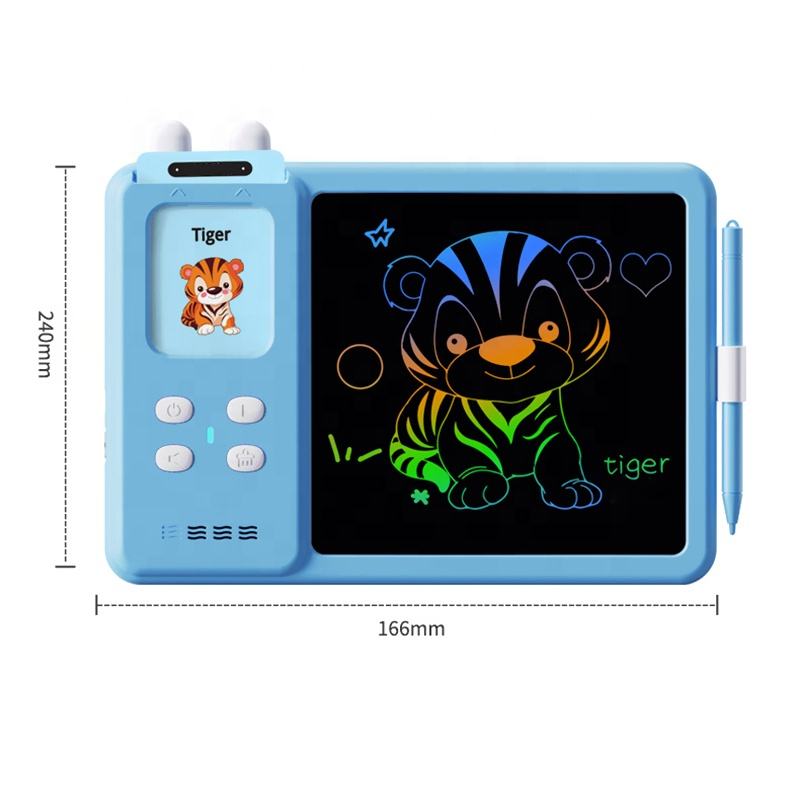 Educational Children Cognition Toys 2-In-1 Read and Writing LCD Writing Tablet with Talking Flash Cards