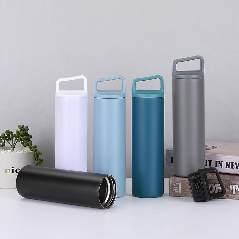 Stainless Steel Thermos Cup Outdoor Portable Sports Water Bottle