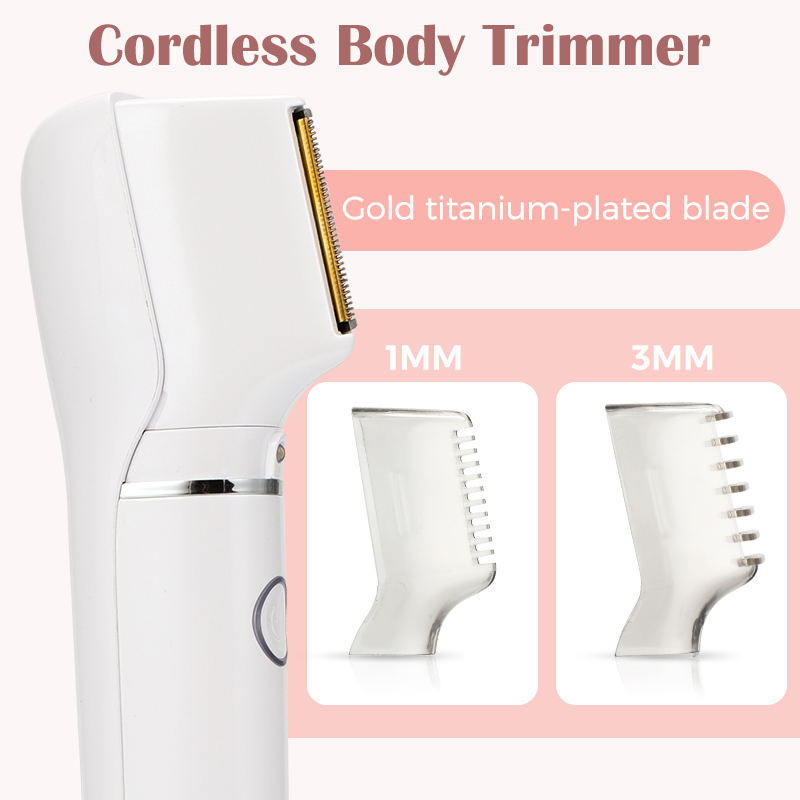 V-Shaped Facial Body Hair Removal Rechargeable Women Body Hair Trimmer