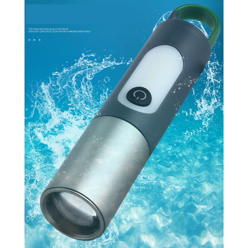 Flashlight LED flash torch light Outdoor 1200 Lumen Waterproof LED Zoomable Flashlight