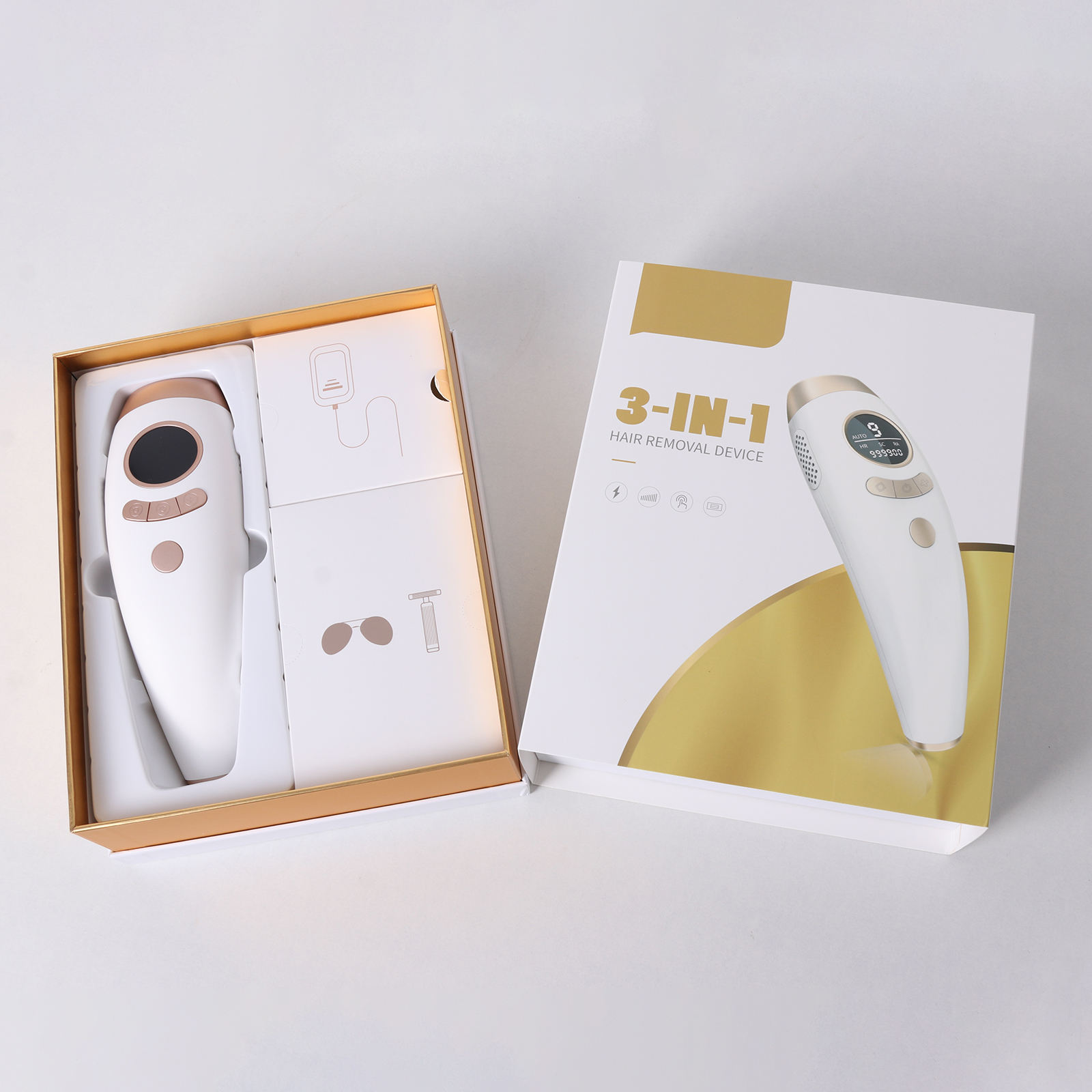 Electric IPL Hair Removal Device Acne Treatment Skin Care Depilator For Home