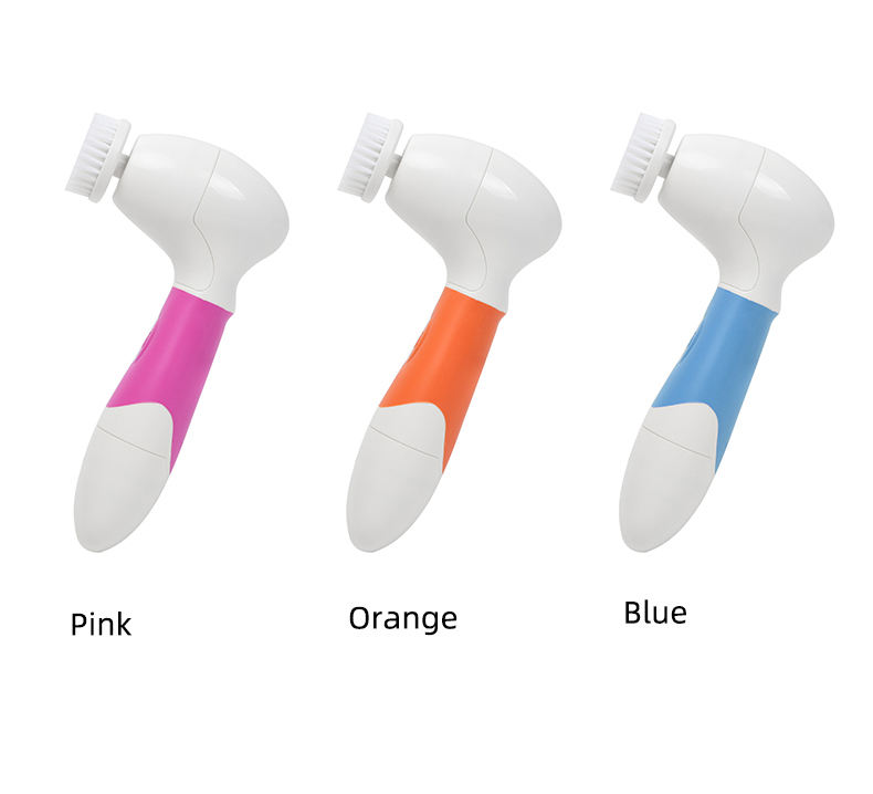 4 In 1 Electric Face Cleansing Brush Facial Cleansing Skin Scrubber Body Washing Brush For Face Body Exfoliating Cleaning Device