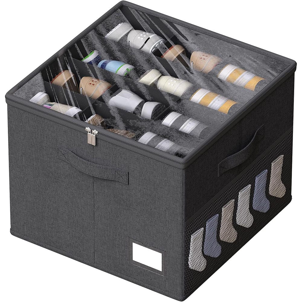 Foldable Fabric Shoe Organizer Closet Fabric Shoe Storage Box