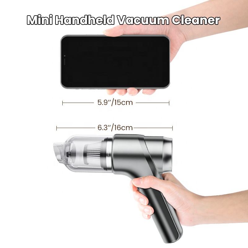 Car Cleaning Vacuum Cleaner 120W Strong Suction Cordless Brushless Motor Hand Vaccum