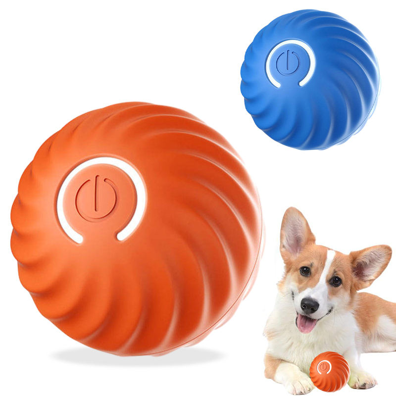 Smart Gravity Jumping Ball Interactive Dog Toy Automatic Rolling Bite-resistant Ball Electric Dog Toy Ball