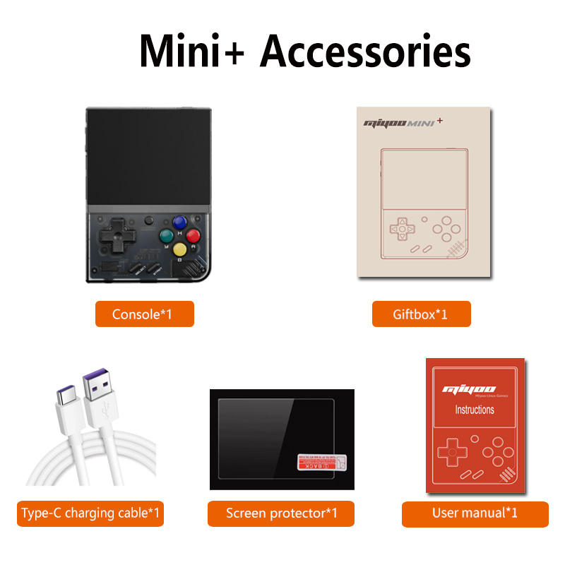 Mini Plus Handheld Game Console 3.5Inch IPS Screen WiFi Retro Game Console With GameBoy