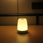 LED intelligent color changing light night voice controlled bedside light portable sleep night light touch