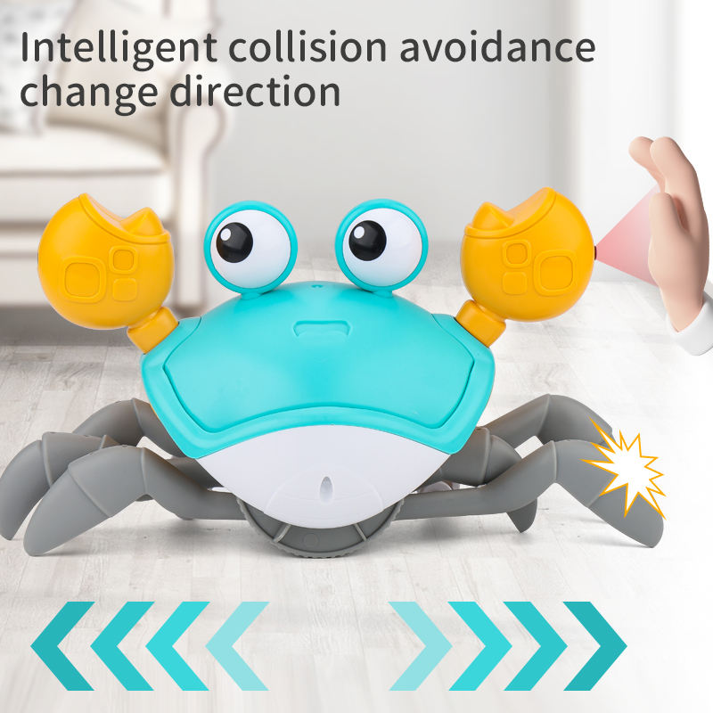 Crawling Walking Induction Electric Kids Crab Toy Baby Crawling Crab