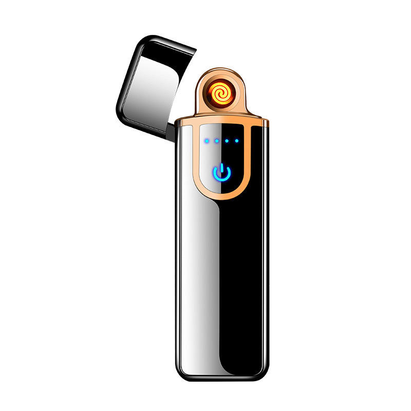 lighter windproof metal Charging electric Lighters for men