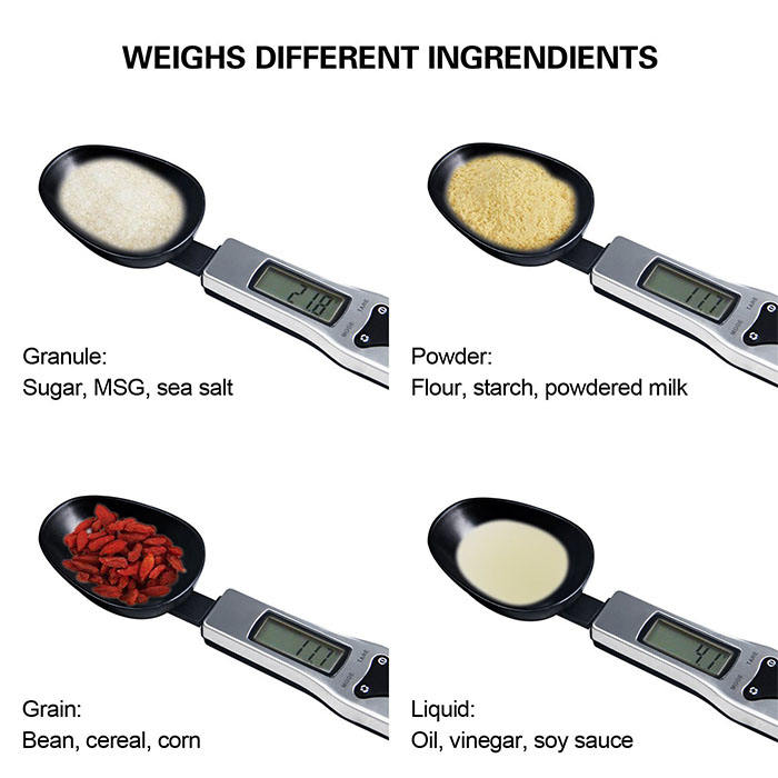 Home Gadgets Unique Electronic Gadgets Smart Kitchen Accessories Electronic Pet Spoon Weight Scale