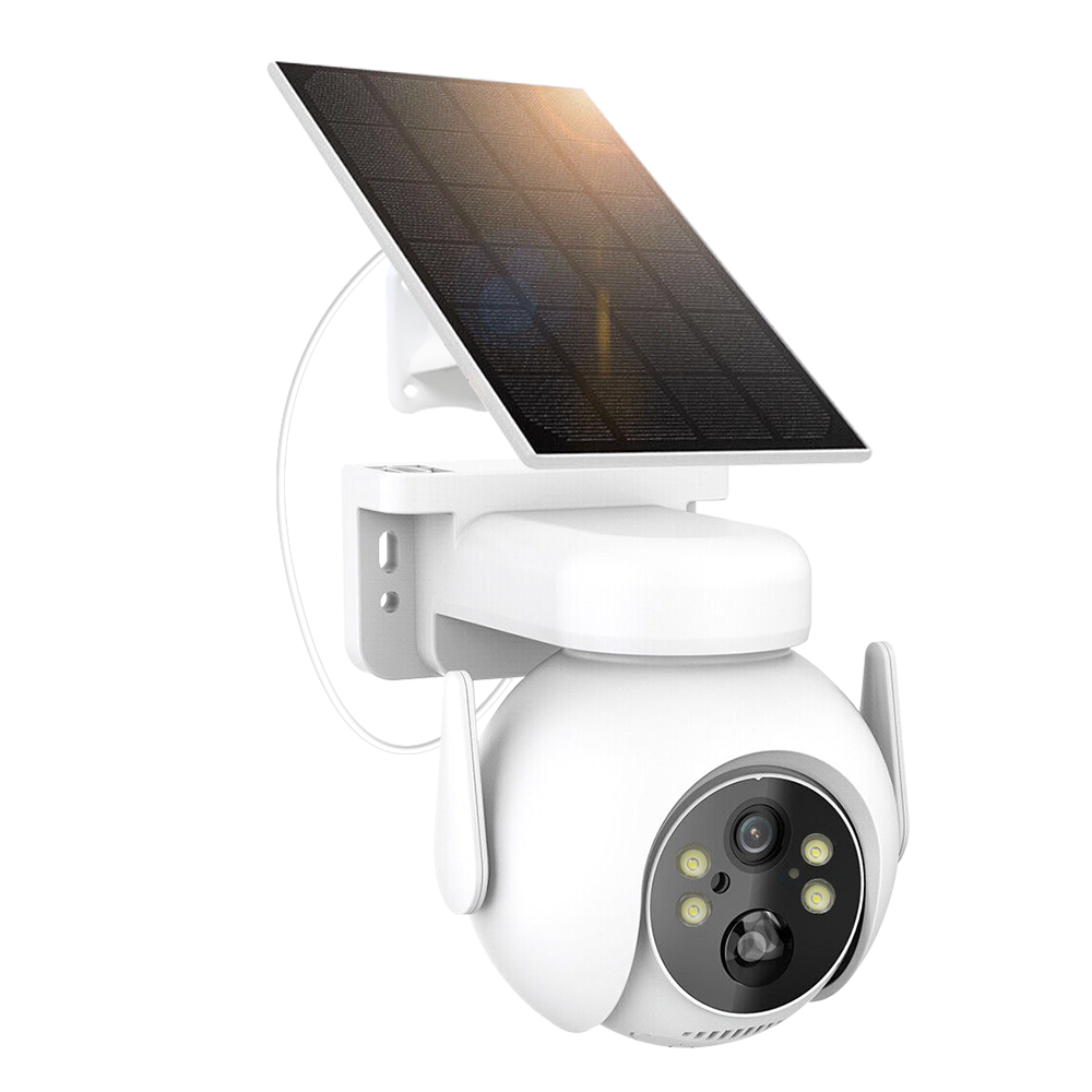 Monitoring Sound and Light Alarm Support Lithium Battery Solar Panel HD Outdoor Waterproof WIFI Camera