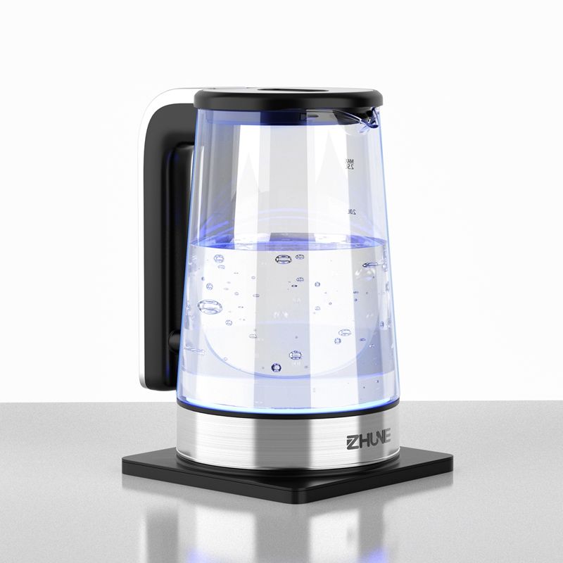 Electric Tea Kettle Portable Glass Teapot for Household Use with ROHS and CB Certification