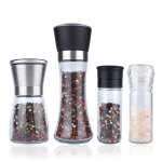 100ml grinder cap glass spice bottle, kitchen gadgets disposable salt and pepper grinders