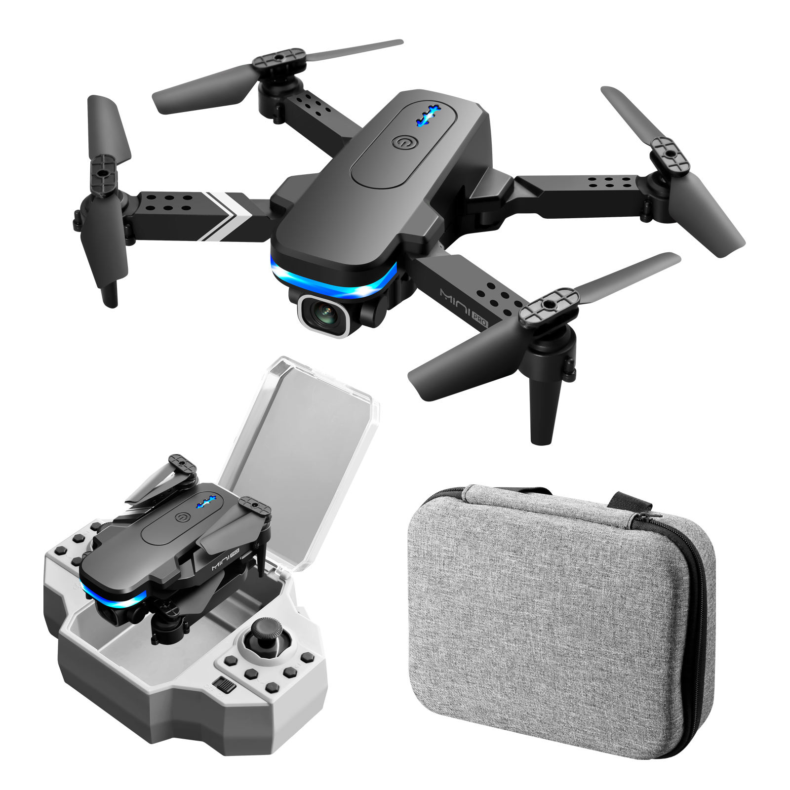 New Techology For KY910 Mini WiFi FPV with 4K/1080P HD Dual Camera Altitude Hold Mode Foldable RC Drone Quadcopter RTF