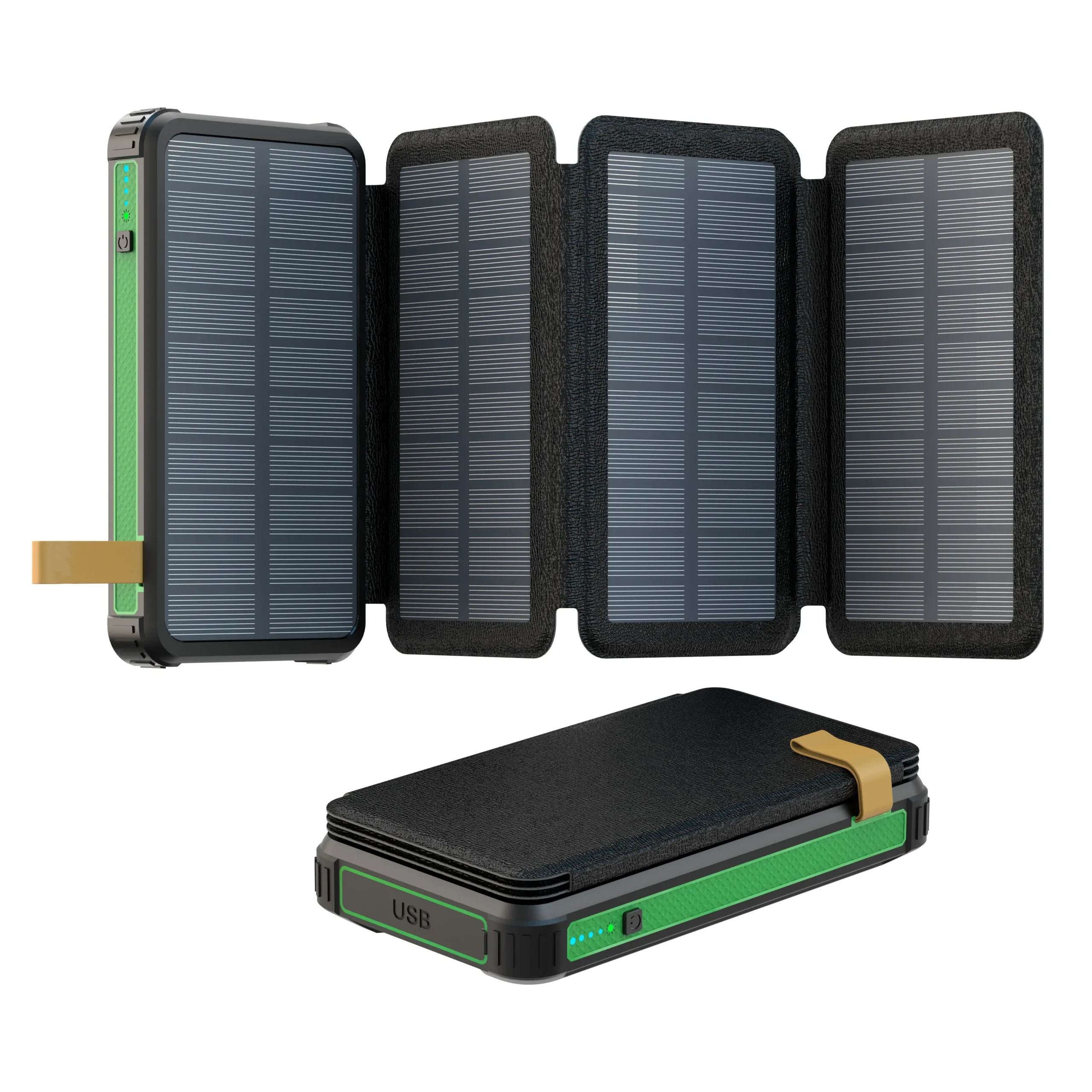 Outdoor Traveling Camping Portable Solar Power Bank more than 95% high efficiency convert