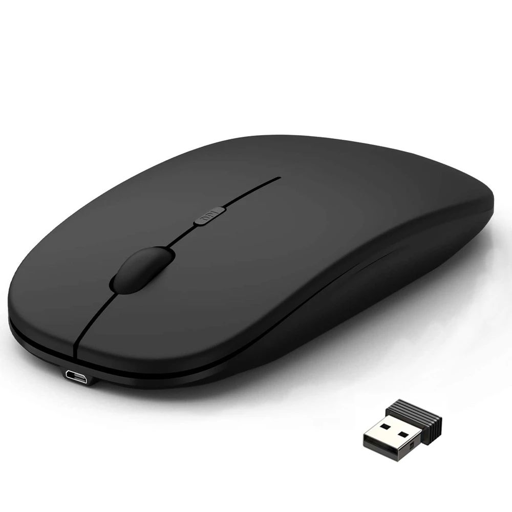 Portable Wireless Silent Mouse Slim Inalambrico