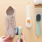 Household Multi-Functional Liquid Shoe Brush Press Soft Sweater Cleaning Brush