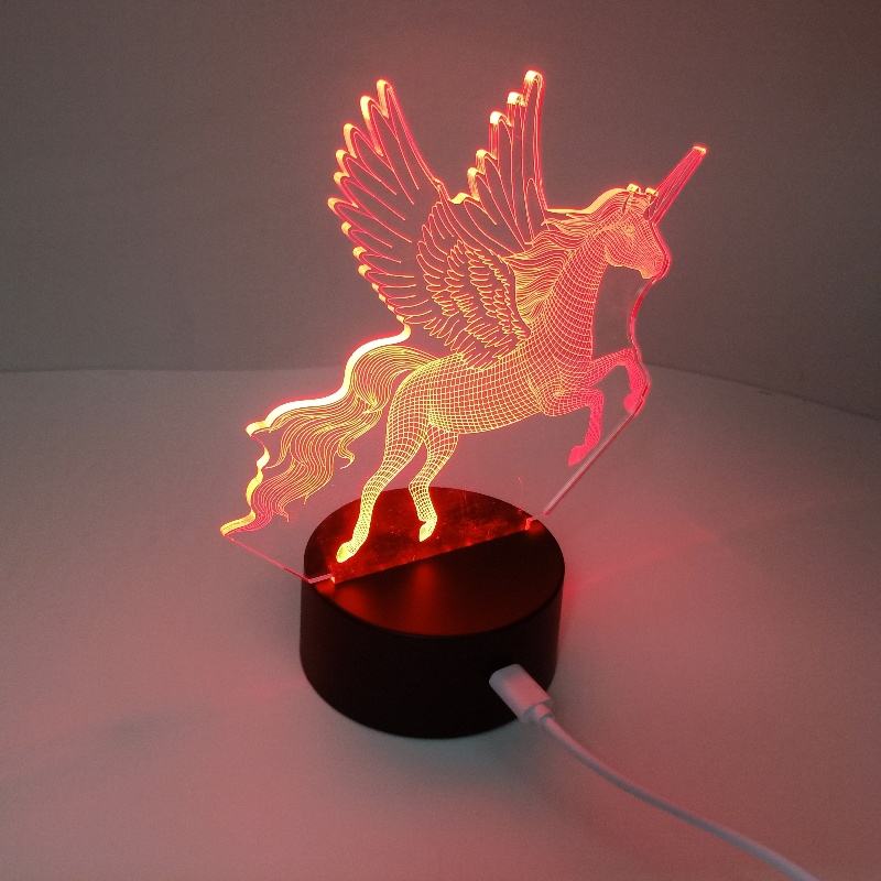 Innovation Unique products Factory Price Personalized DIY ABS Base LED Night Light Gadgets Electronic Welcome Novelty Gifts