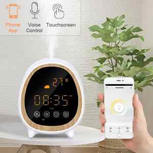 Intelligent WiFi aroma humidifier with Alarm Clock function