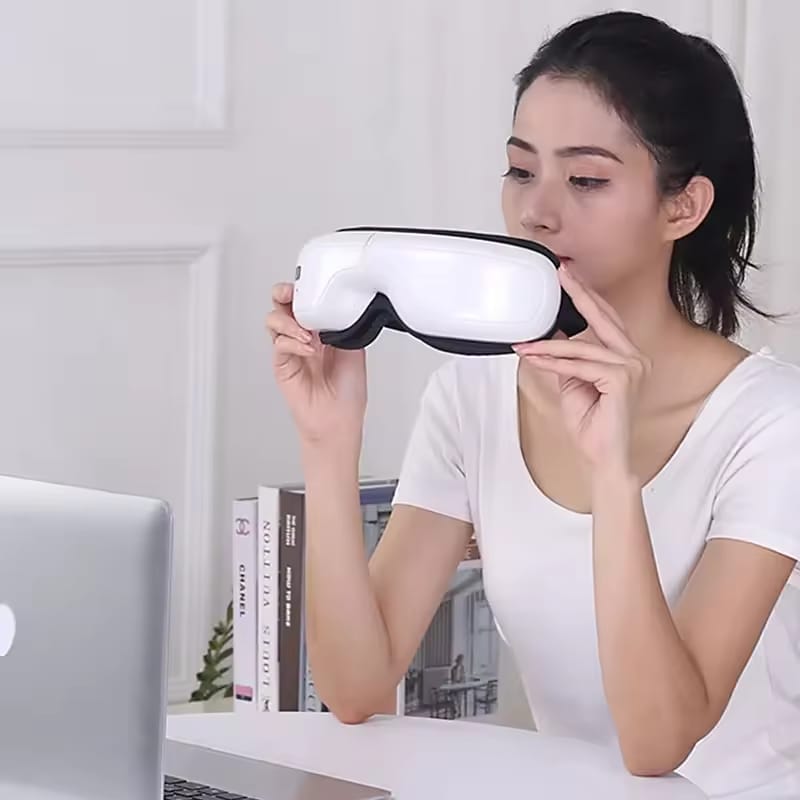 Unique Design 3D Shiatsu Massage Electric Wireless Music Eye Beauty Care Massager